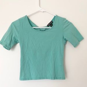 Mint crop top!